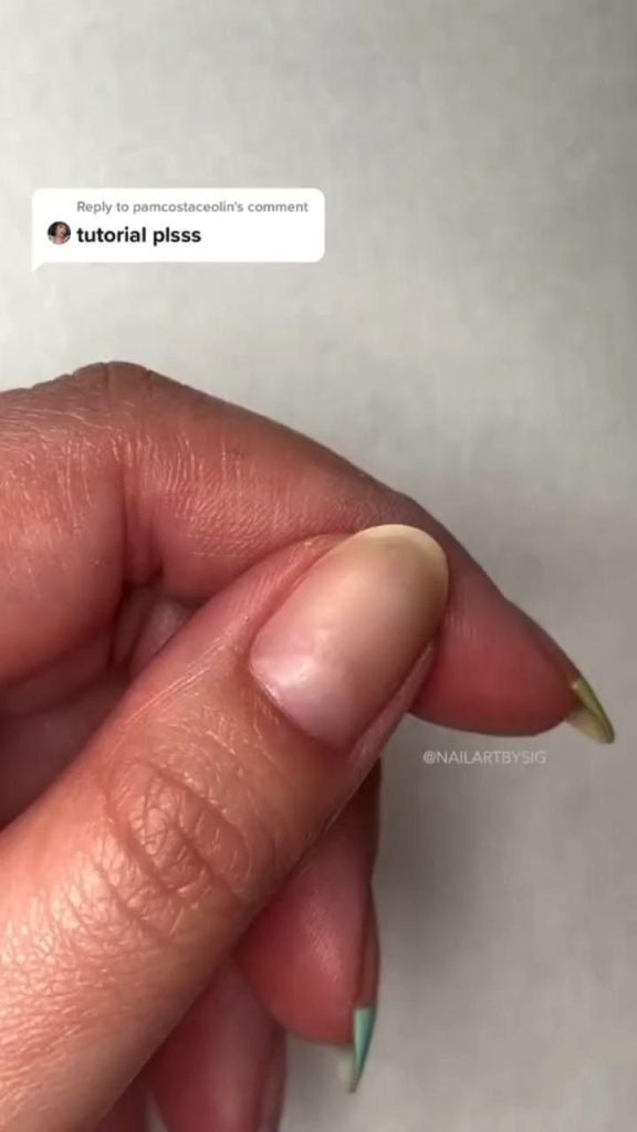 DIY Negative Space Mani Beauty Hack