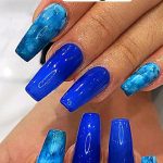 Blue Acrylic Nails Designs