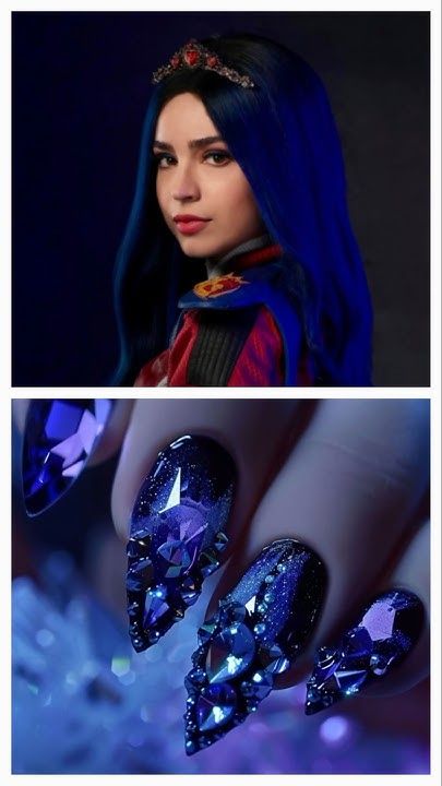 Choose your favorite nail art #descendants #descendants4 #nailsart #nails #nailart