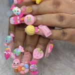 Crazy Nail Art  Another Level #crazy #nailartdesigns #shortfeeds #shorts #shortc…