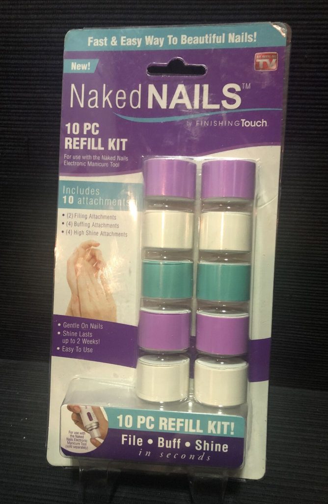 Naked Nails 10pc Refill Kit For Manicure Tool As Seen on TV New