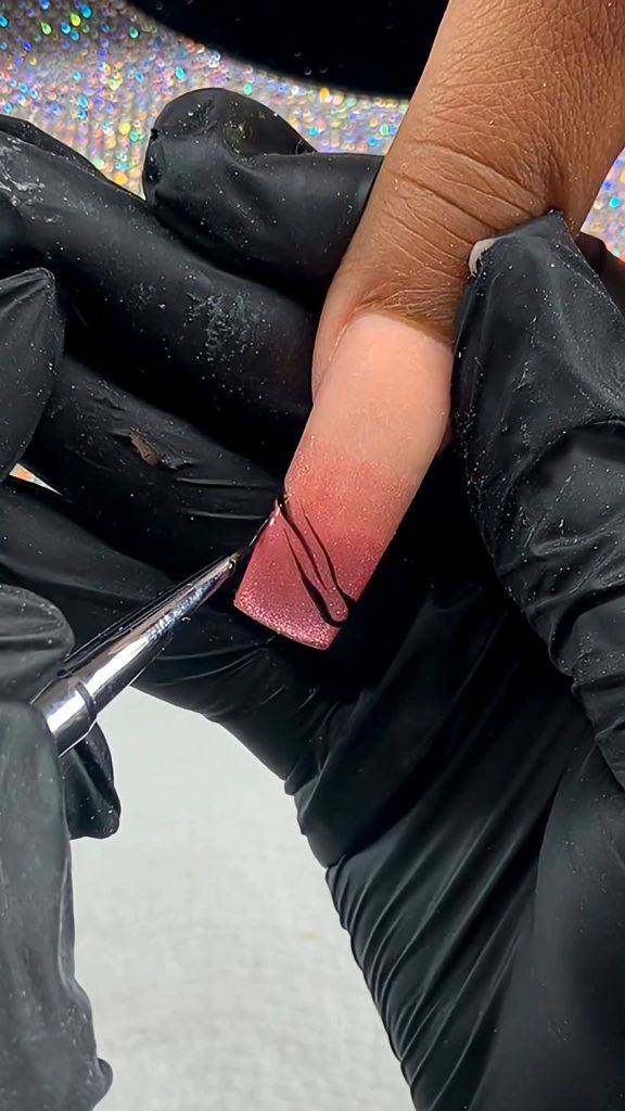 Zebra Print + Cateye Gel 💞