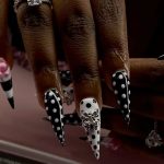 Polka dot nails