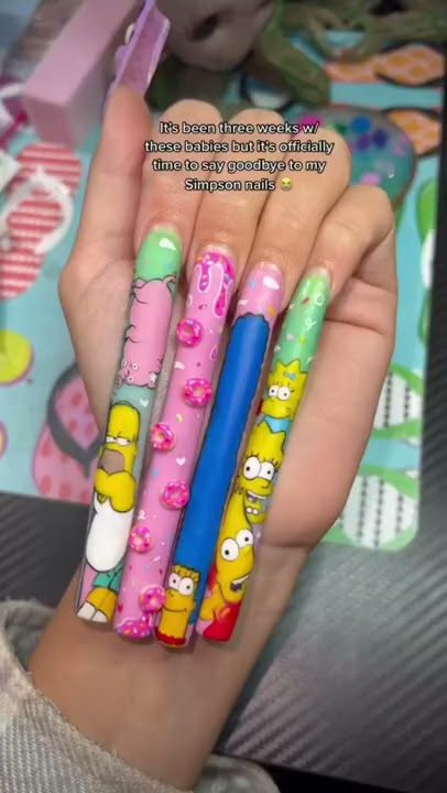 Spent 9 Hours On These Nails Just To Clip Them Off // ASMR