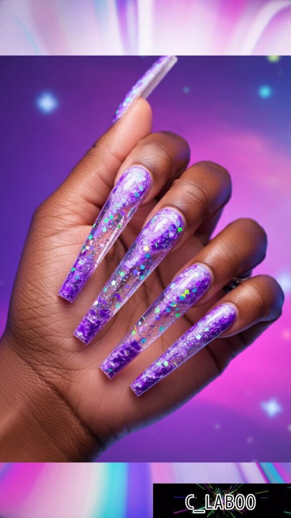 Poppinβ Purple Nailsππ₯π