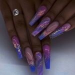 Winter Acrylic Long Nails 2023-202417 Inspiring Ideasthepinkgoose.com