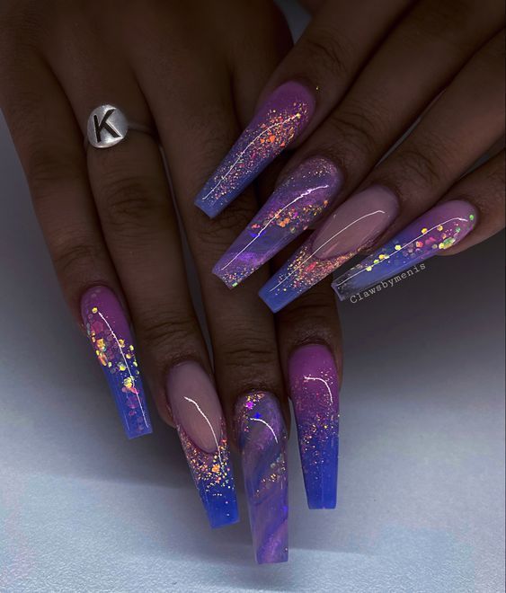 Winter Acrylic Long Nails 2023-202417 Inspiring Ideasthepinkgoose.com