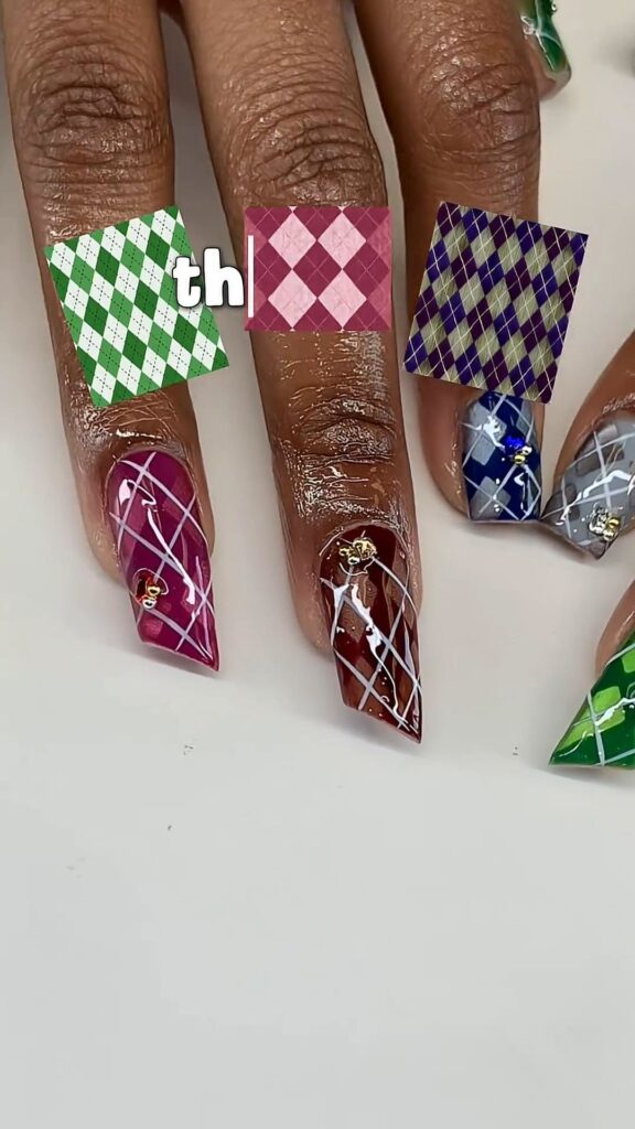 I love this set! Trending Fall Nails 🍁🍂